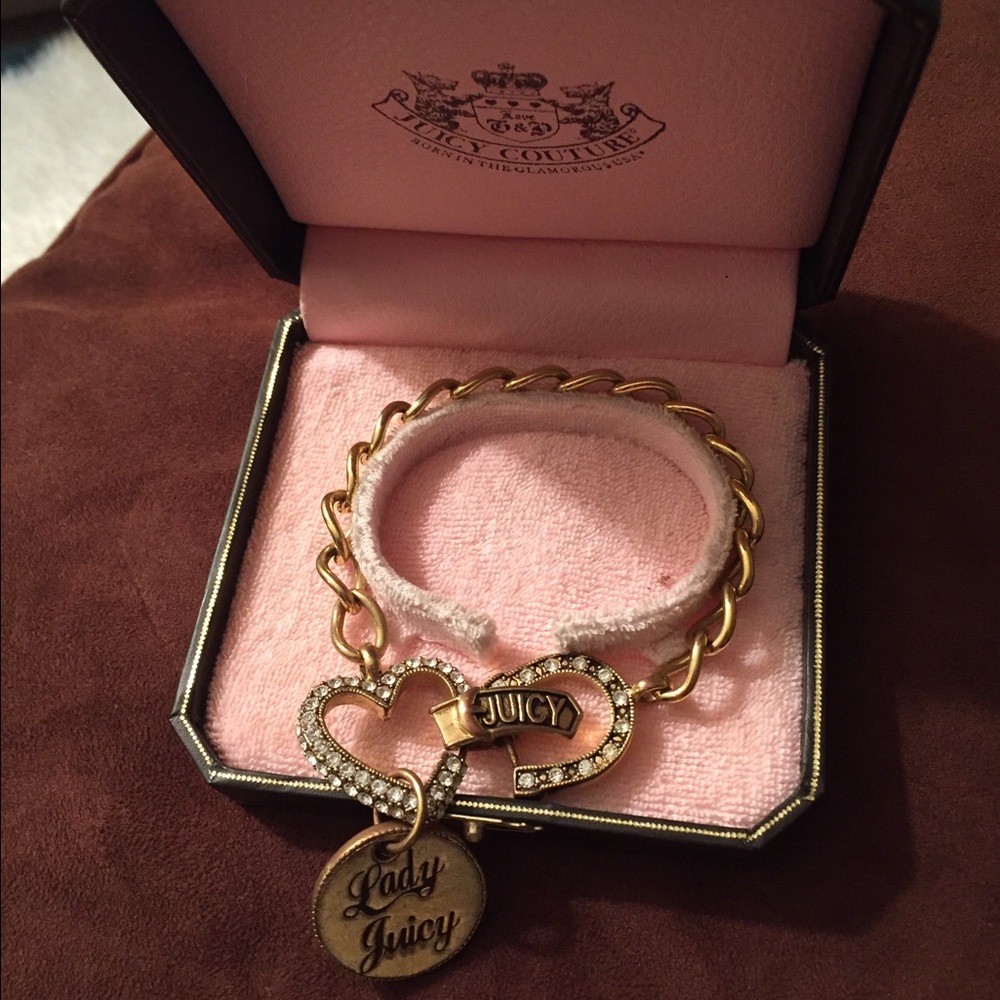 Juicy Couture Heart Charm Bracelet